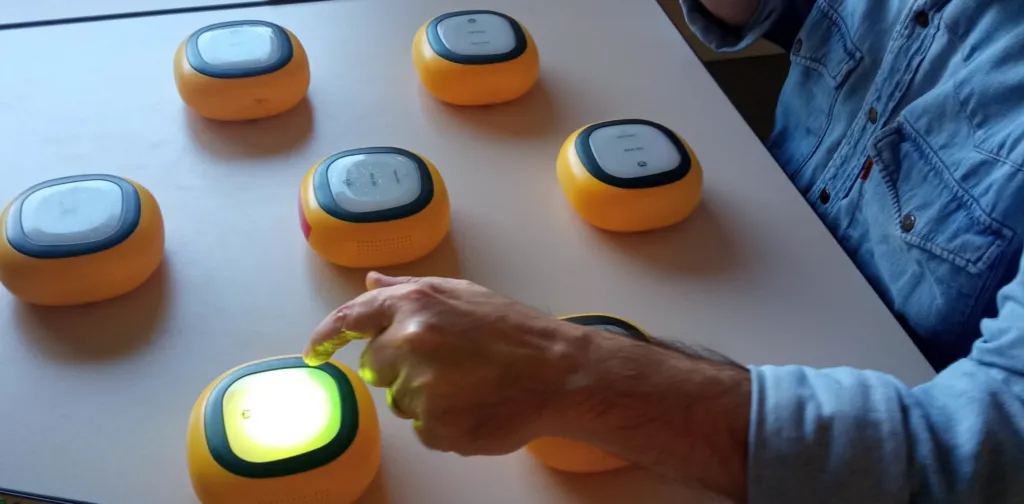 Entrenamiento con sistema de luces
